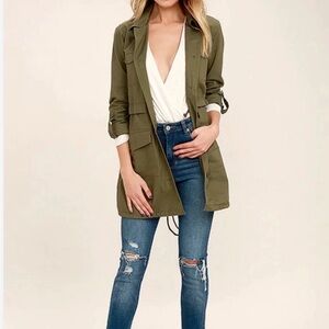 Jack By BB Dakota Antigone Jacket Size M Utility Jacket Button Down